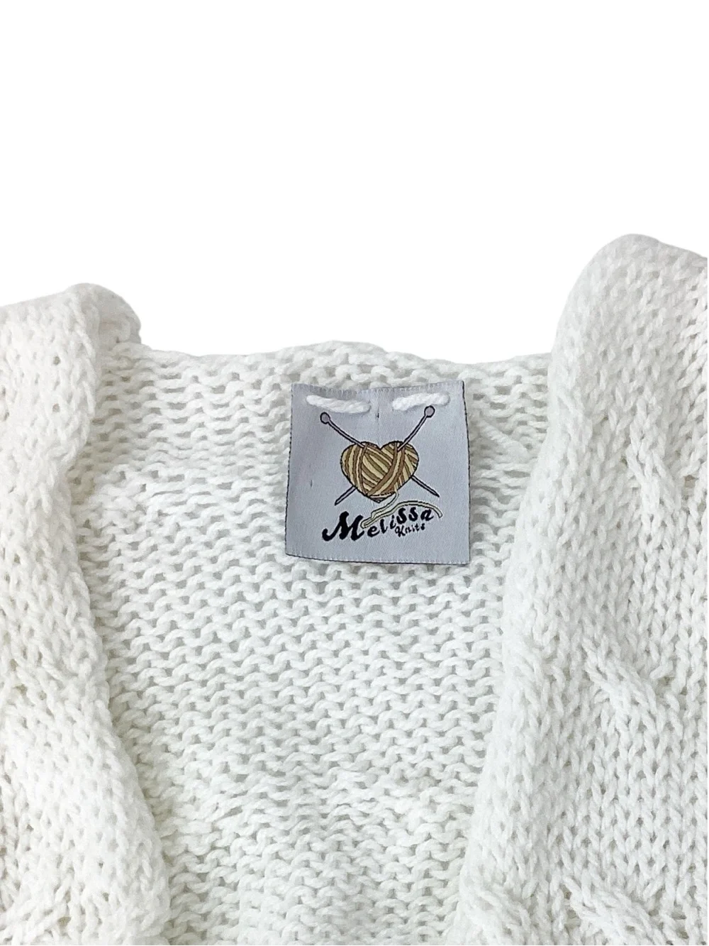 Melissa Knits Hand Knit Two Piece Tie Front Sweater & Mini Skirt Set Handmade